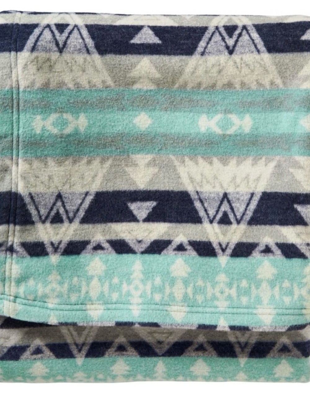Pendleton Home Collection Twin Sized High Peaks Cotton/Wool Blanket